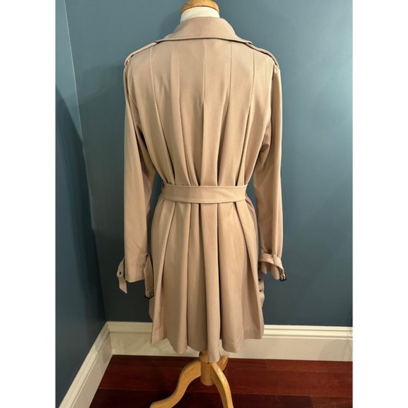 Simply Vera - Vera Wang Pleated Trench Coat - Picture 5 of 6